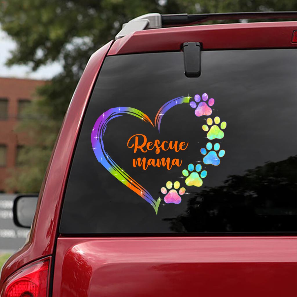 Heart Of Paws - Personalized Dog Decal Full