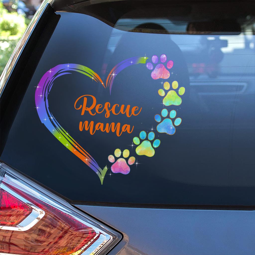 Heart Of Paws - Personalized Dog Decal Full