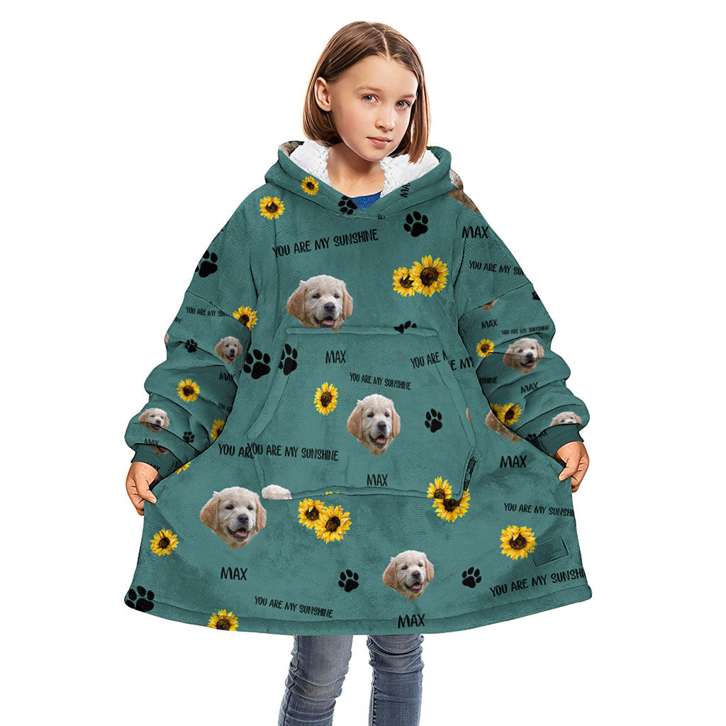 You Are My Sunshine - Dog gift for cat lover - Personalized Blanket Hoodie