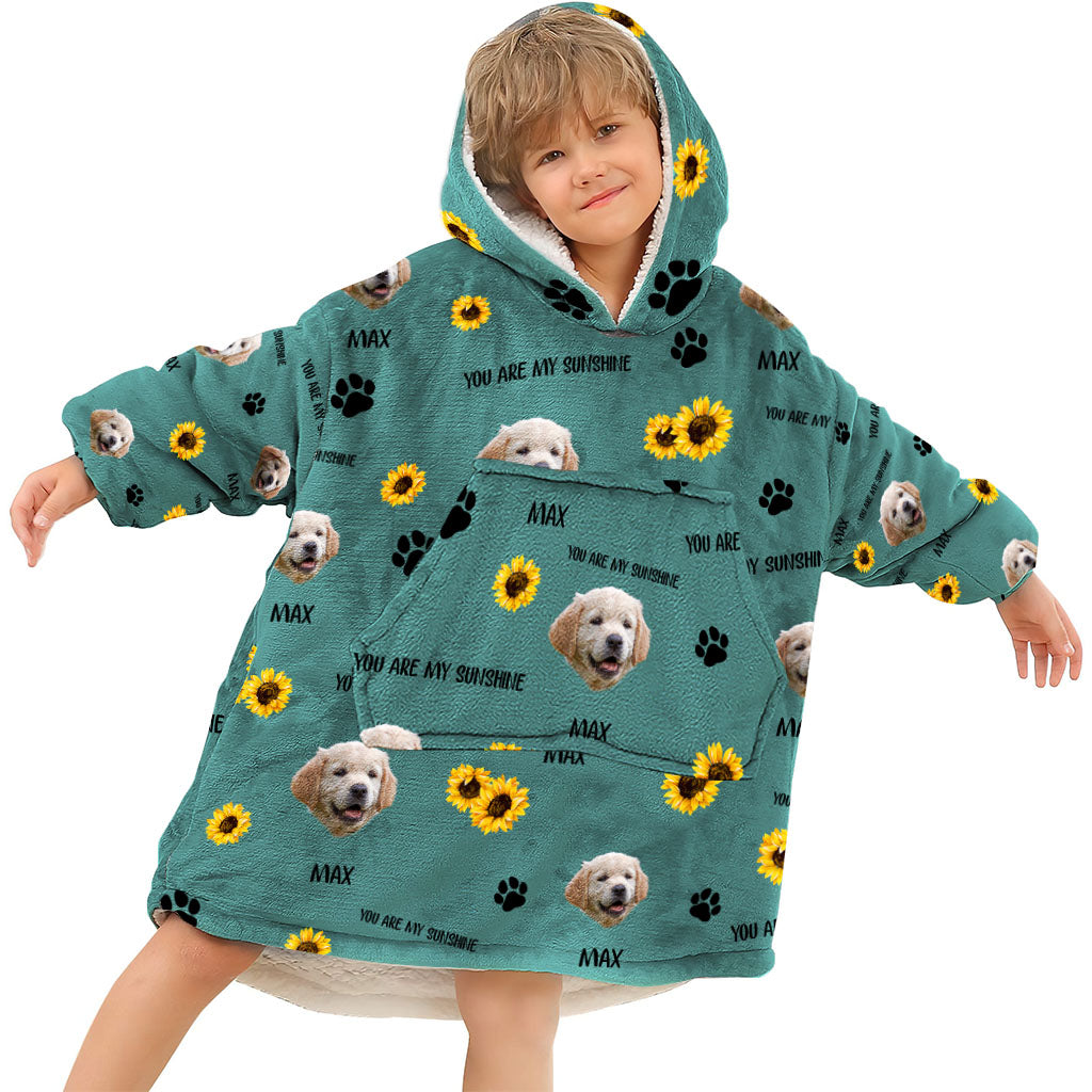 You Are My Sunshine - Dog gift for cat lover - Personalized Blanket Hoodie