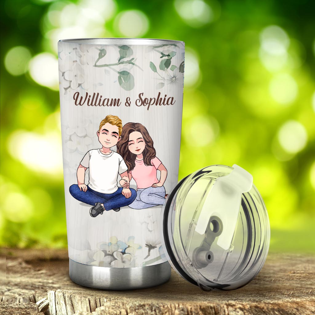 Love You More - Personalized Couple Tumbler