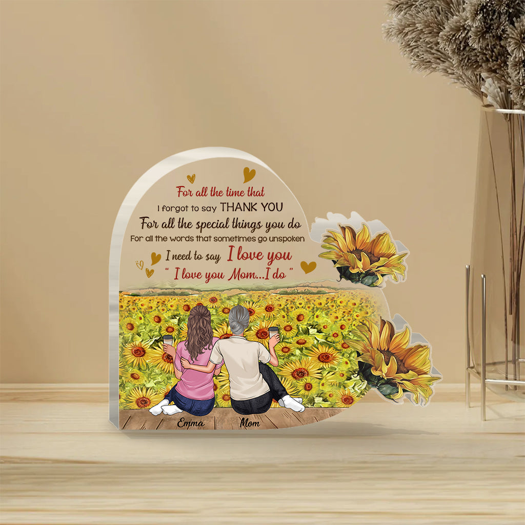Mom You Are My Sunshine - Personalized Mother's Day Mother Custom Shaped Acrylic Plaque