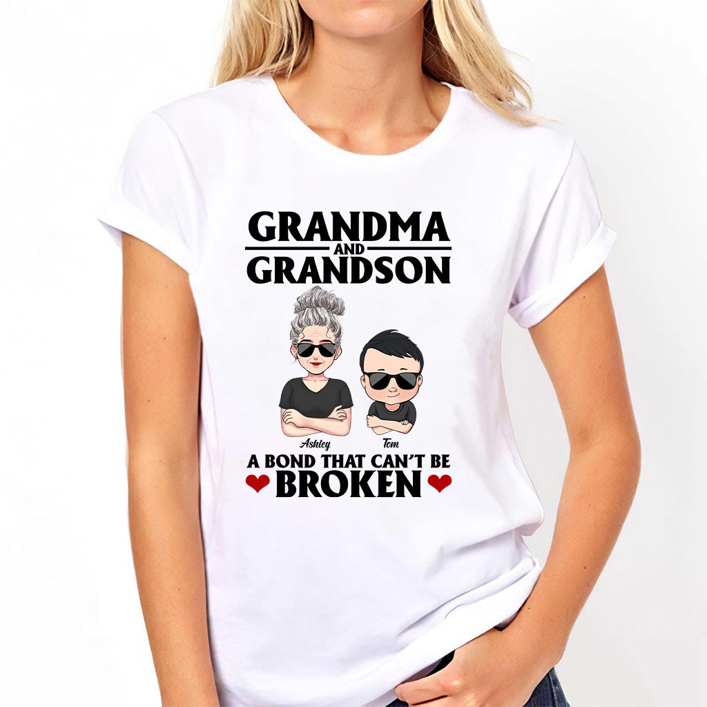A Bond That Can't Be Broken - Personalized Mother's Day Grandma T-shirt and Hoodie