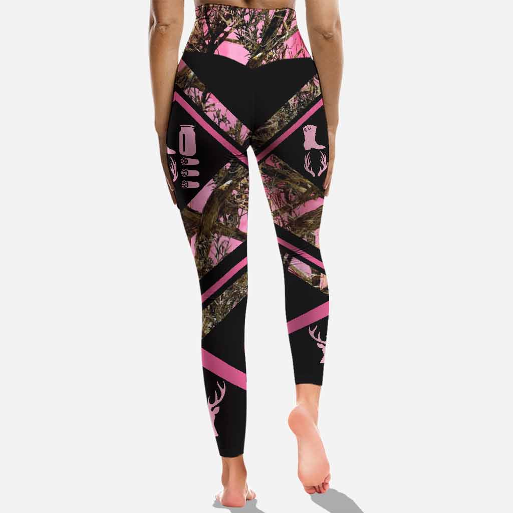 Catch Me If You Can - Personalized Hunting Cross Tank Top and Leggings