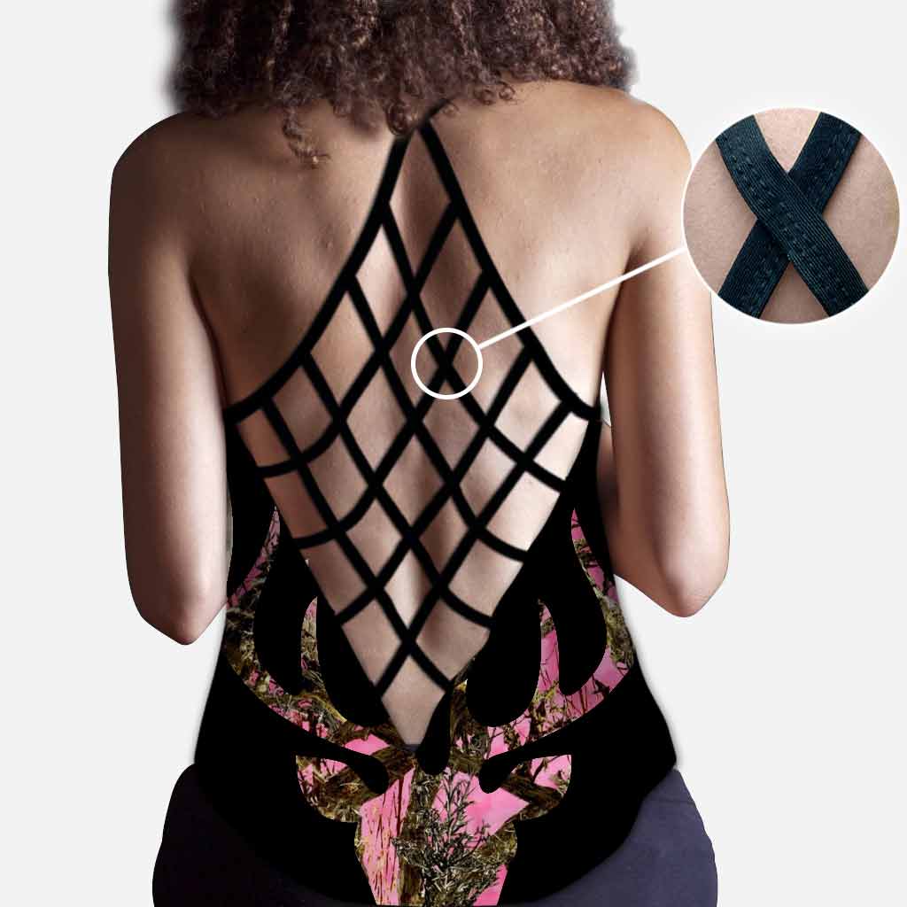 Catch Me If You Can - Personalized Hunting Cross Tank Top and Leggings