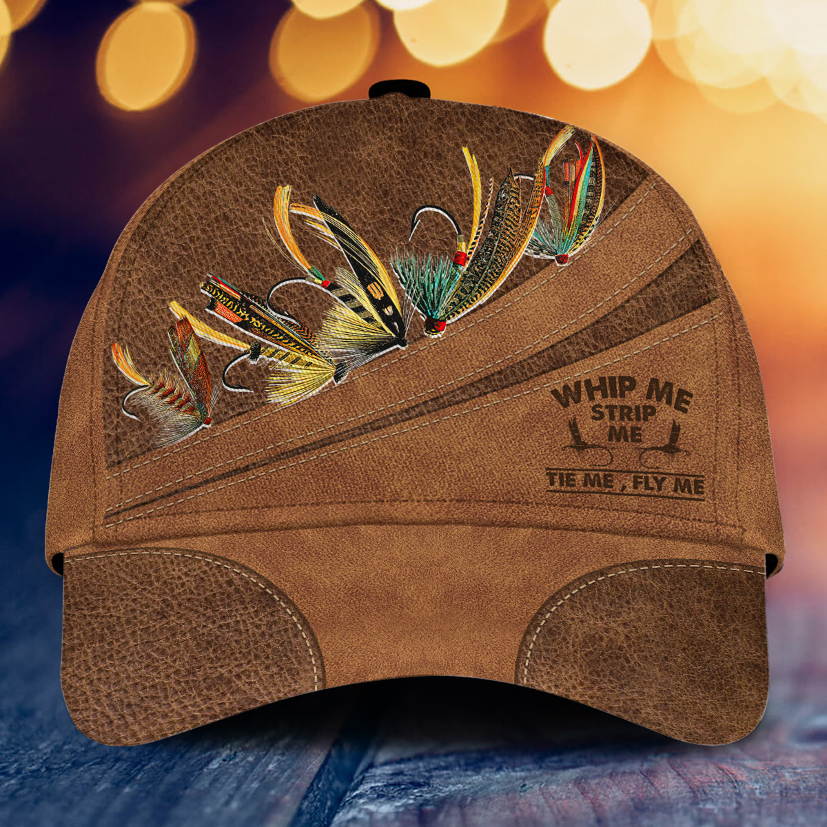 Whip Me Strip Me Tie Me Fly Me - Personalized Fishing Classic Cap
