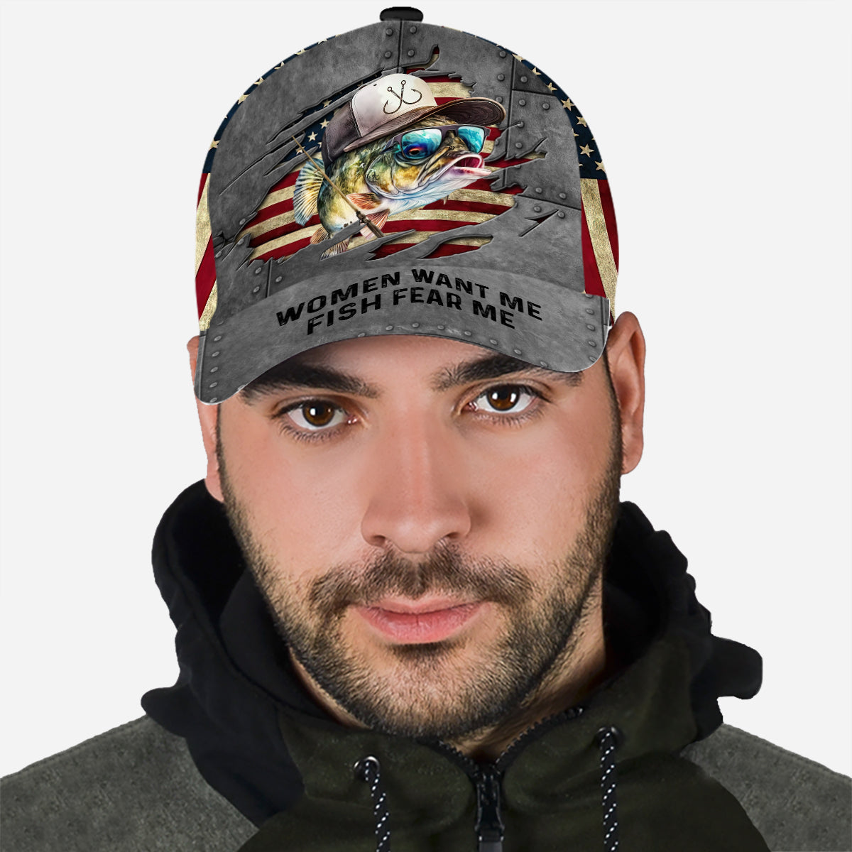 Women Want Me Fish Fear Me - Personalized Fishing Classic Cap