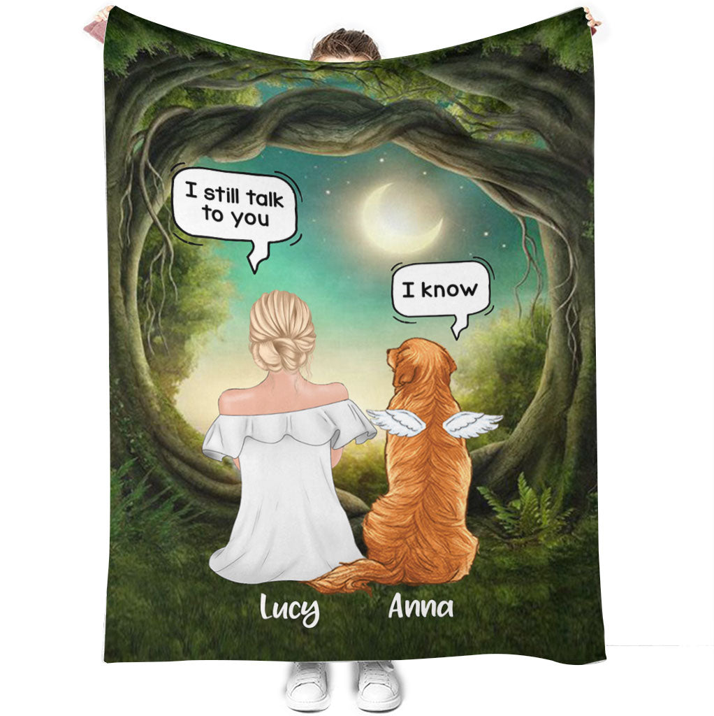 Dog Memorial - Personalized Blanket