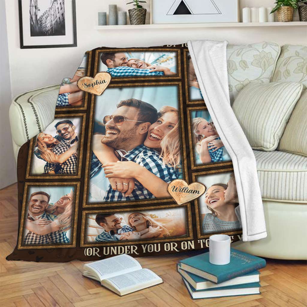 I Promise To Always Be By Your Side - Personalized Couple Couple Blanket