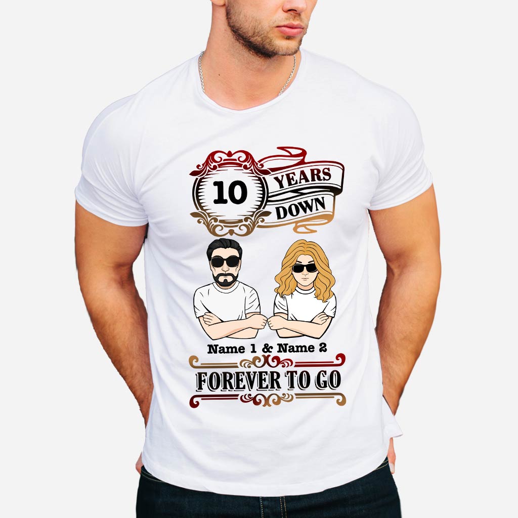Forever To Go - Personalized Couple T-shirt and Hoodie