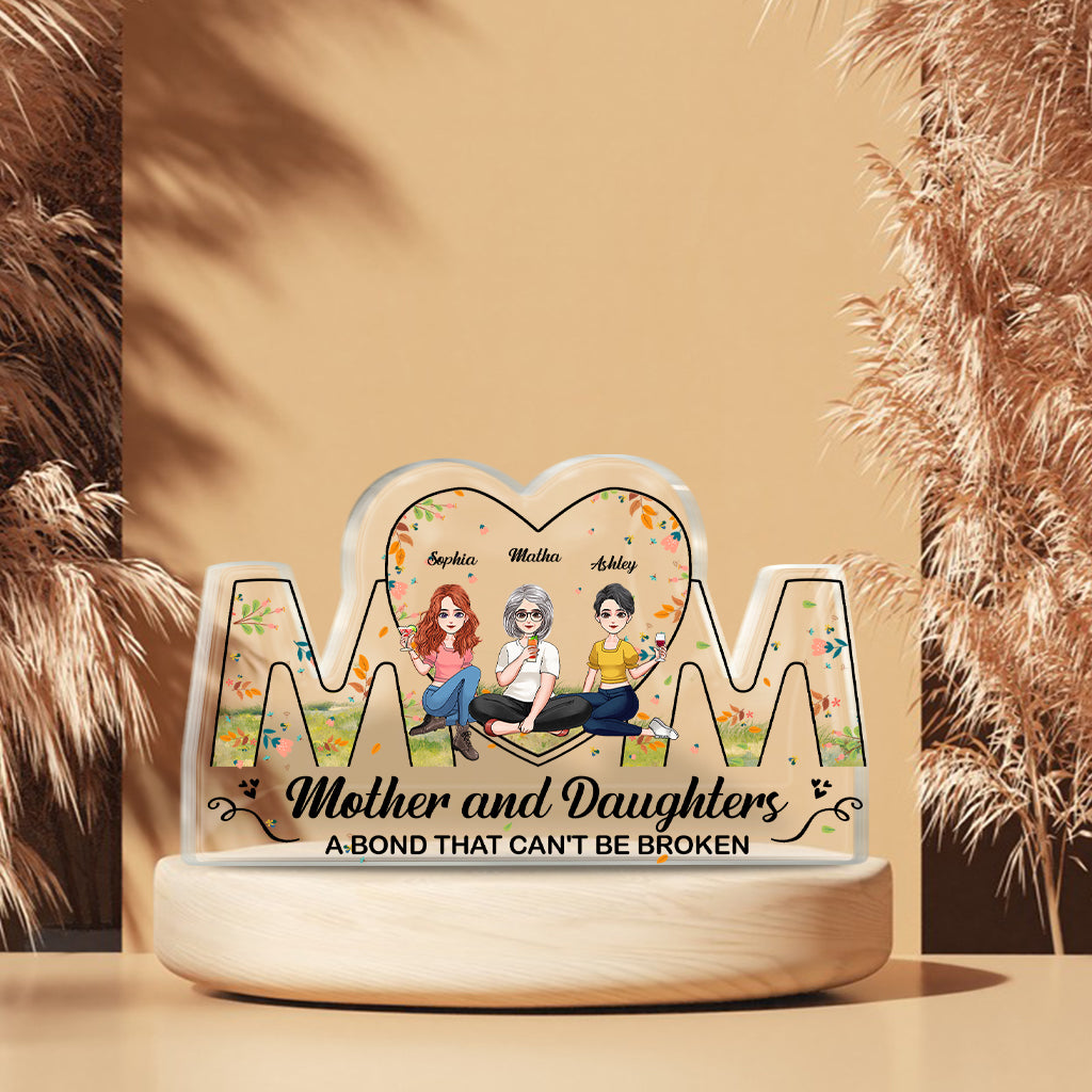 Mother and Children - Personalized Mother's Day Mother Custom Shaped Acrylic Plaque