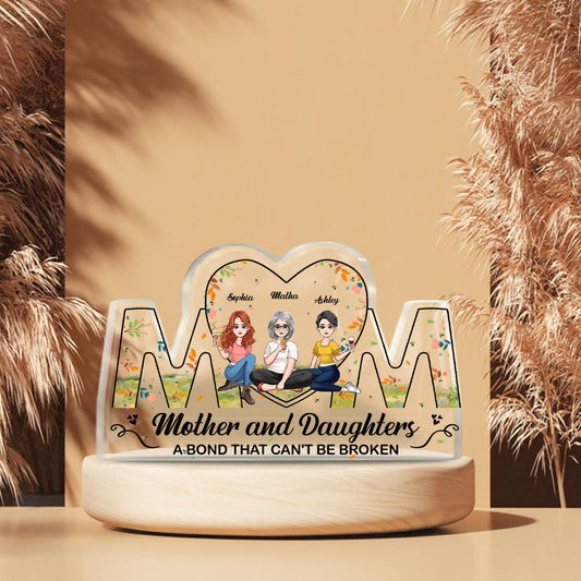 Mother and Children - Personalized Mother's Day Mother Custom Shaped Acrylic Plaque