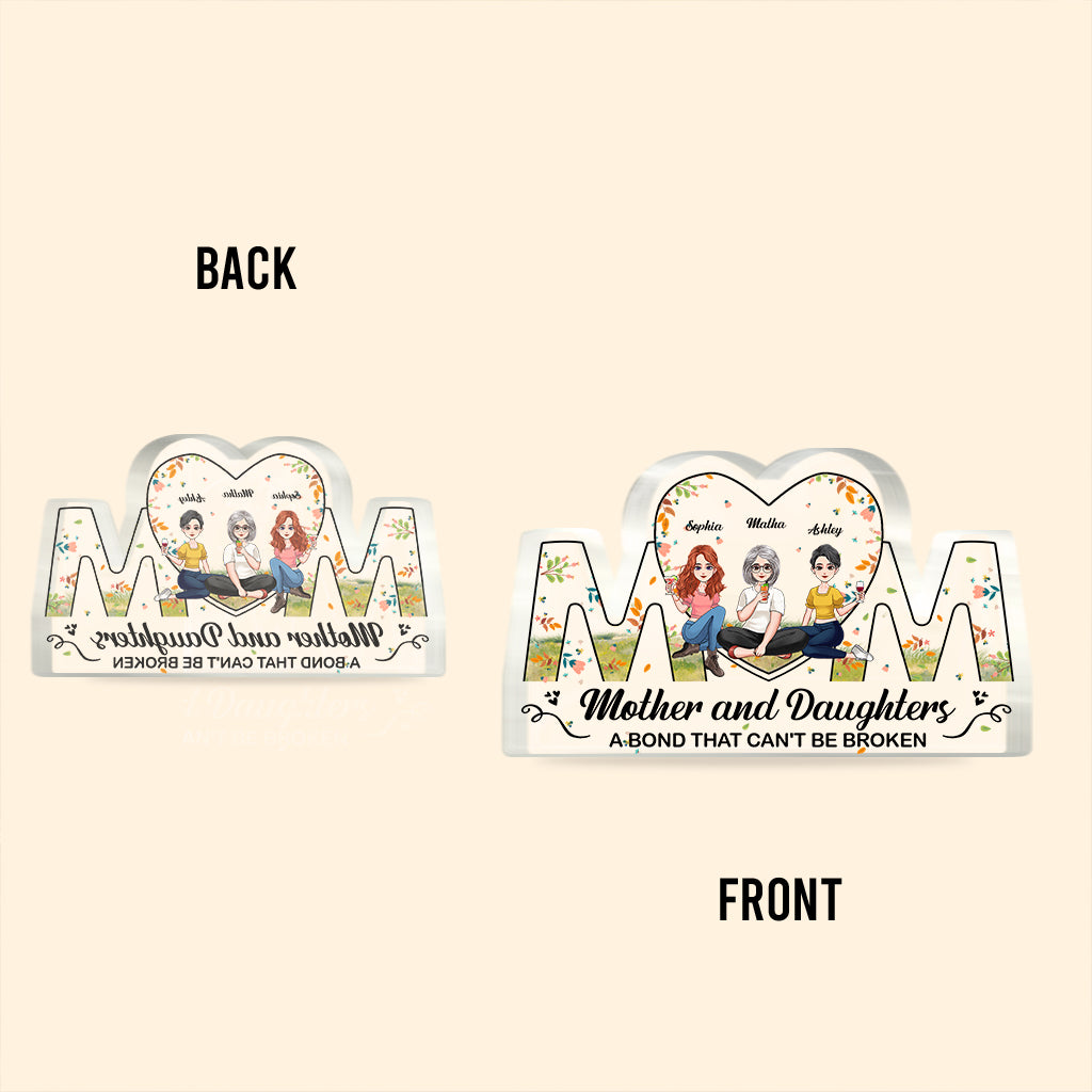 Mother and Children - Personalized Mother's Day Mother Custom Shaped Acrylic Plaque