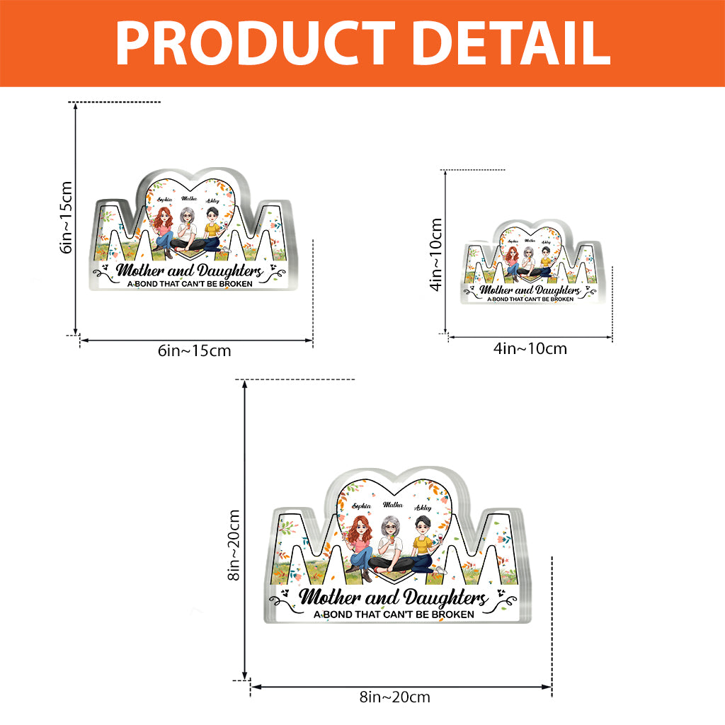 Mother and Children - Personalized Mother's Day Mother Custom Shaped Acrylic Plaque