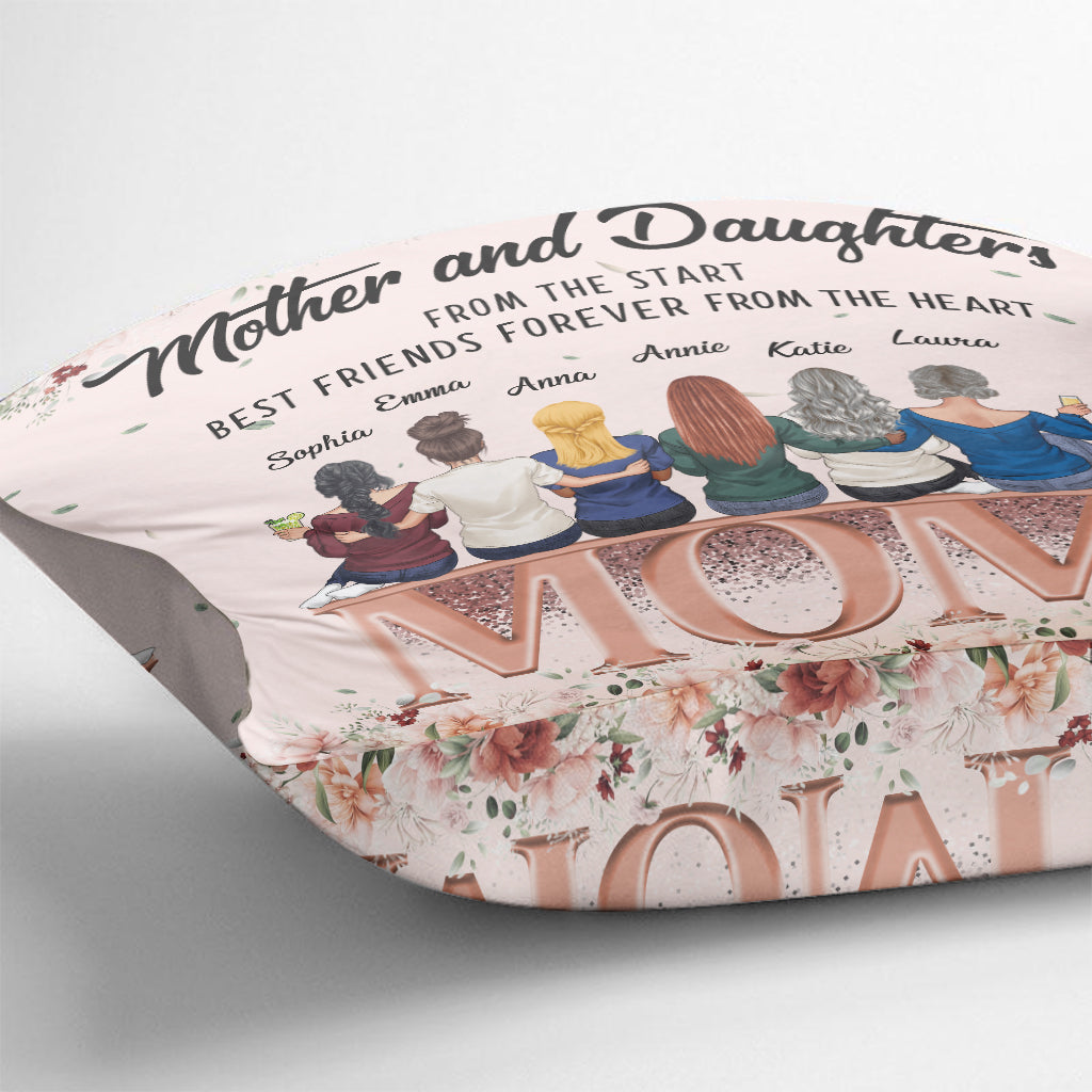 Mother and Daughter Love - Personalized Mother's Day Mother Throw Pillow
