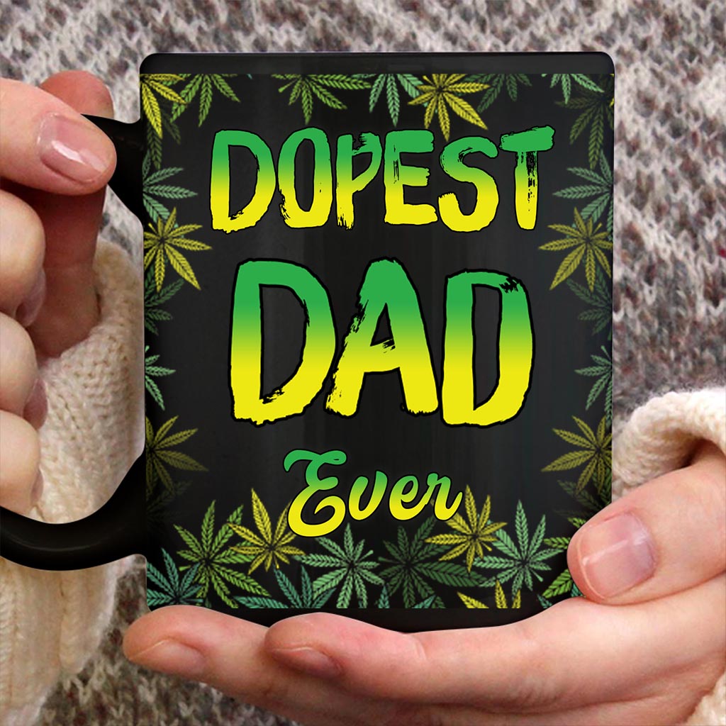 Dopest Dad Ever - Personalized Weed Mug