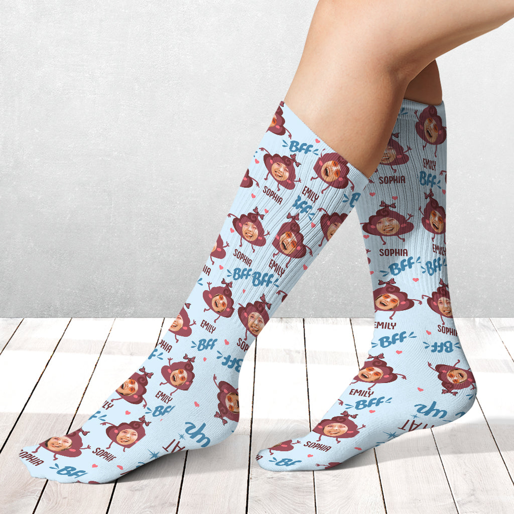 Keep That Up - Personalized Bestie Socks