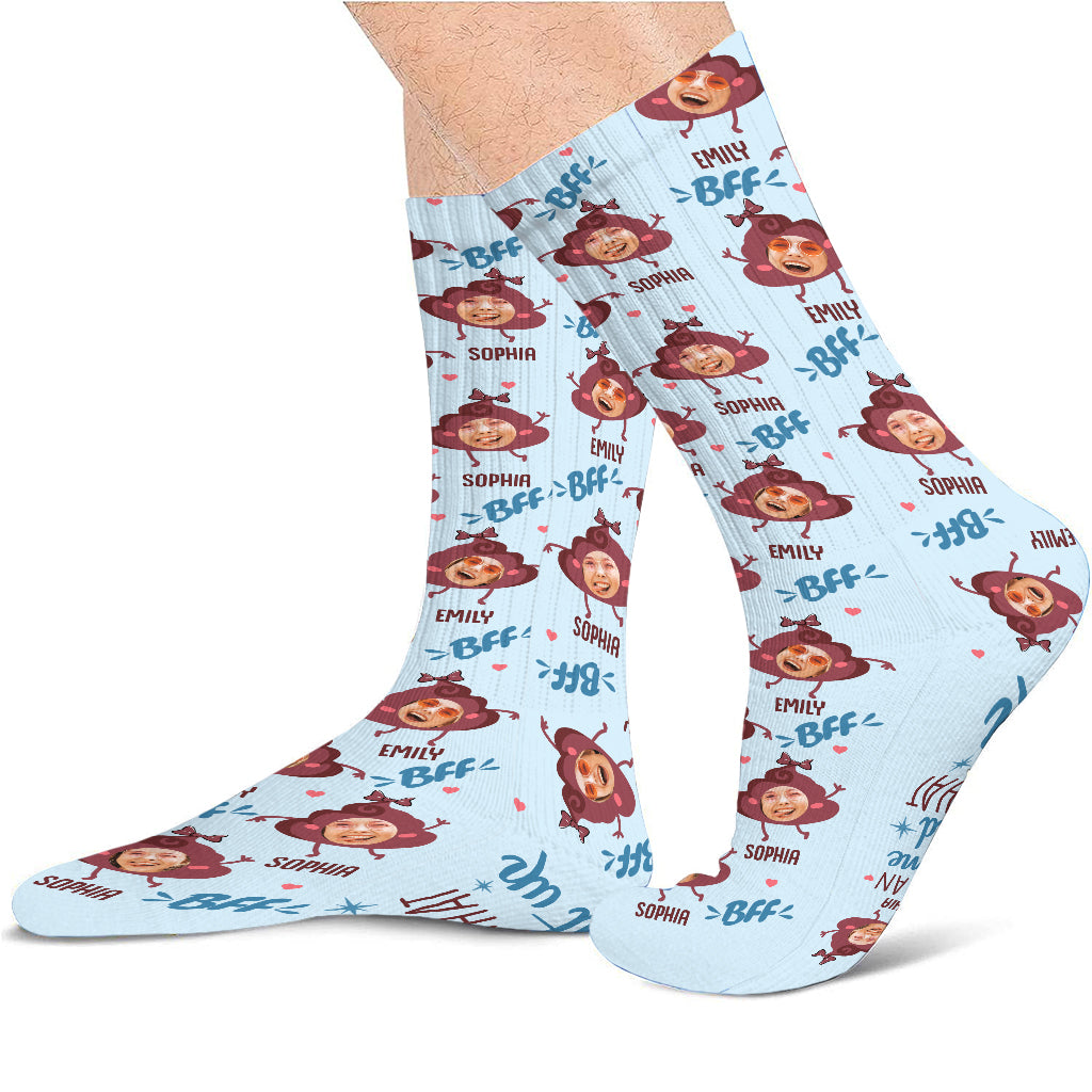 Keep That Up - Personalized Bestie Socks