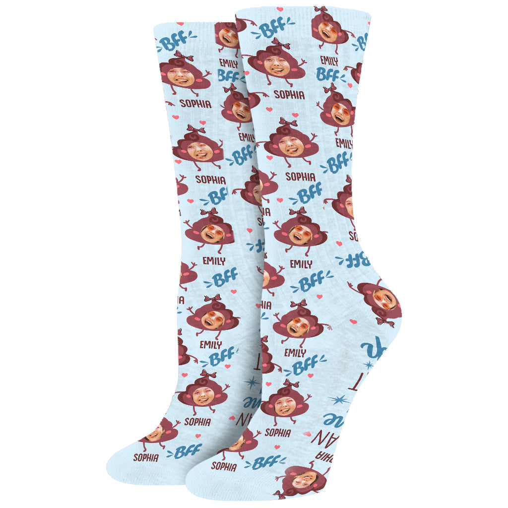 Keep That Up - Personalized Bestie Socks