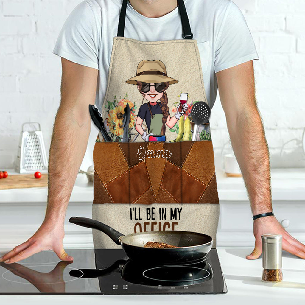 I'll Be In My Office - Personalized Gardening Apron
