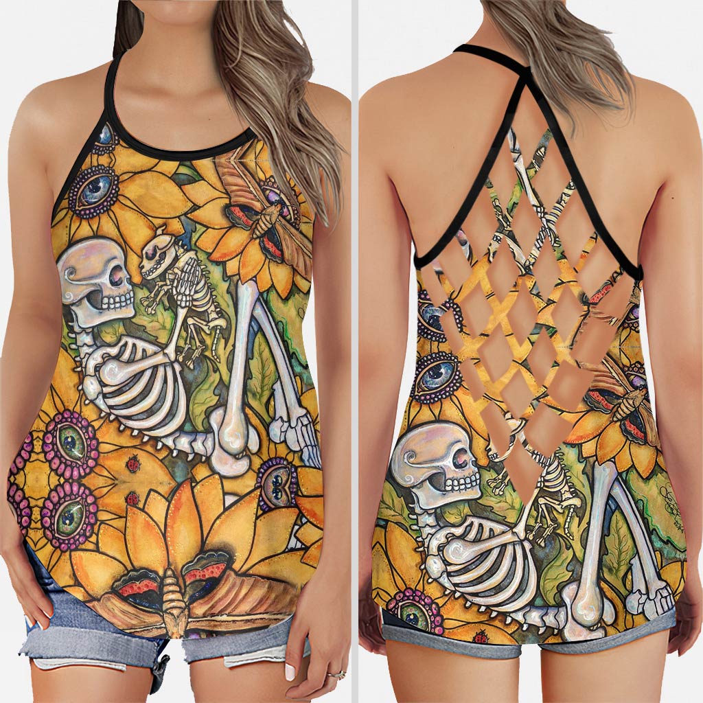 Love Dogs Cross Tank Top