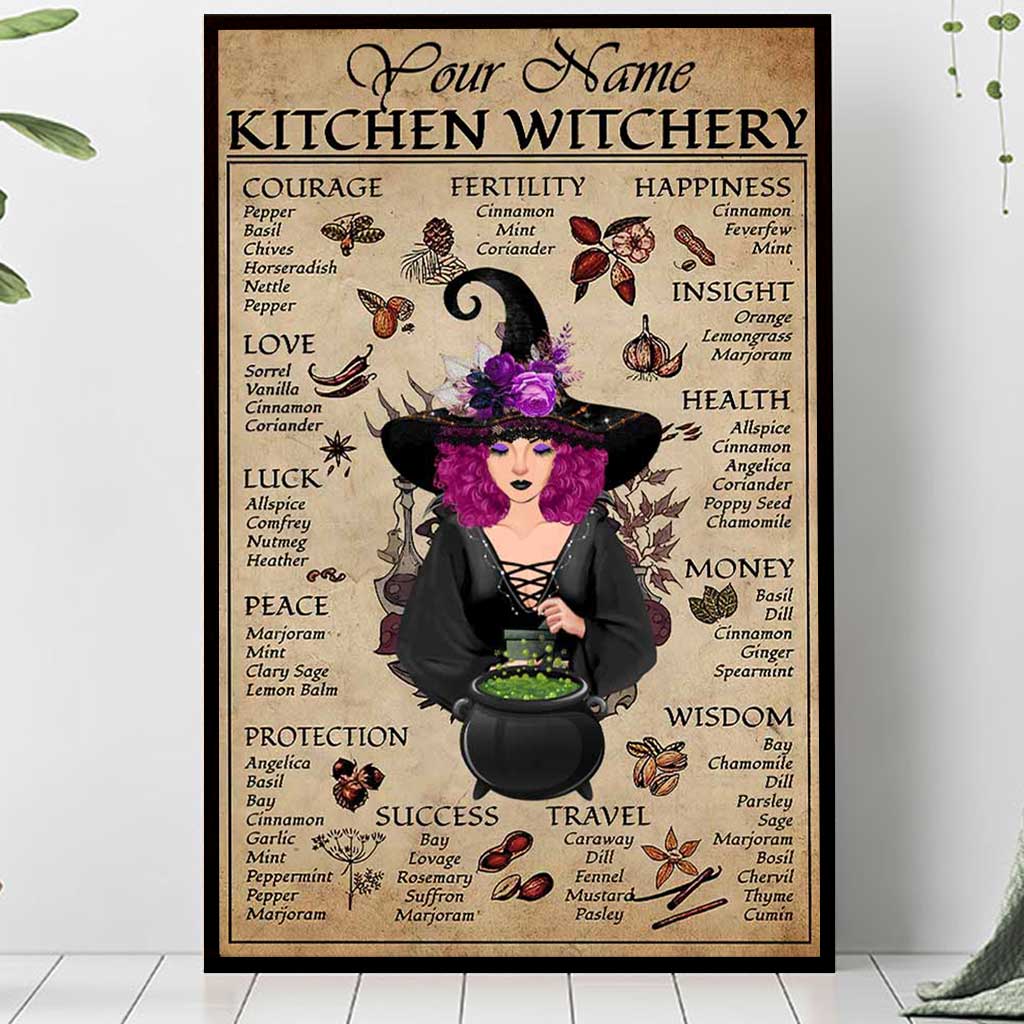 I Believe In God And Goddess - Witch Personalized Poster