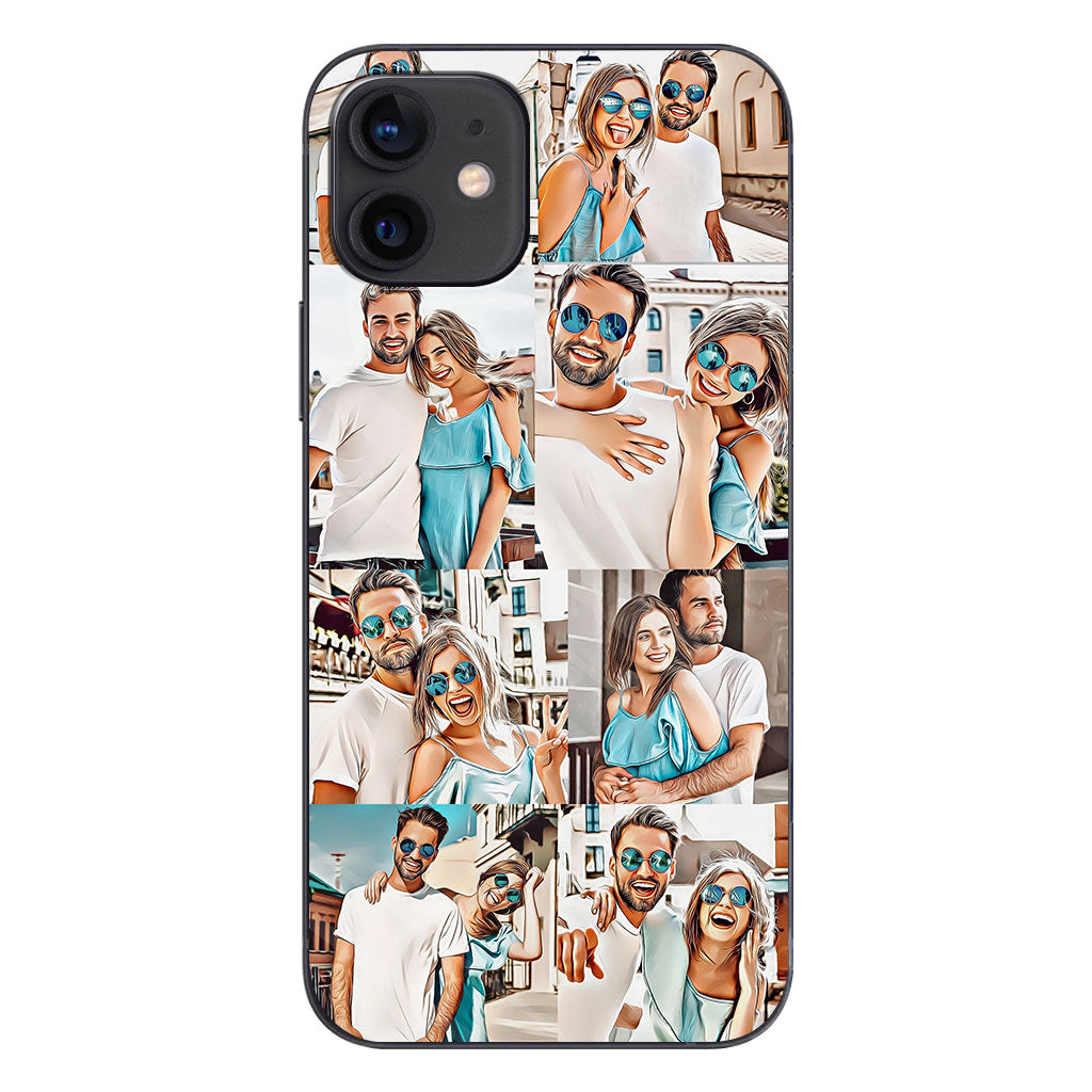 Cartoonize Photos Collage - gift for boyfriend, girlfriend, husband, wife - Personalized Phone Case