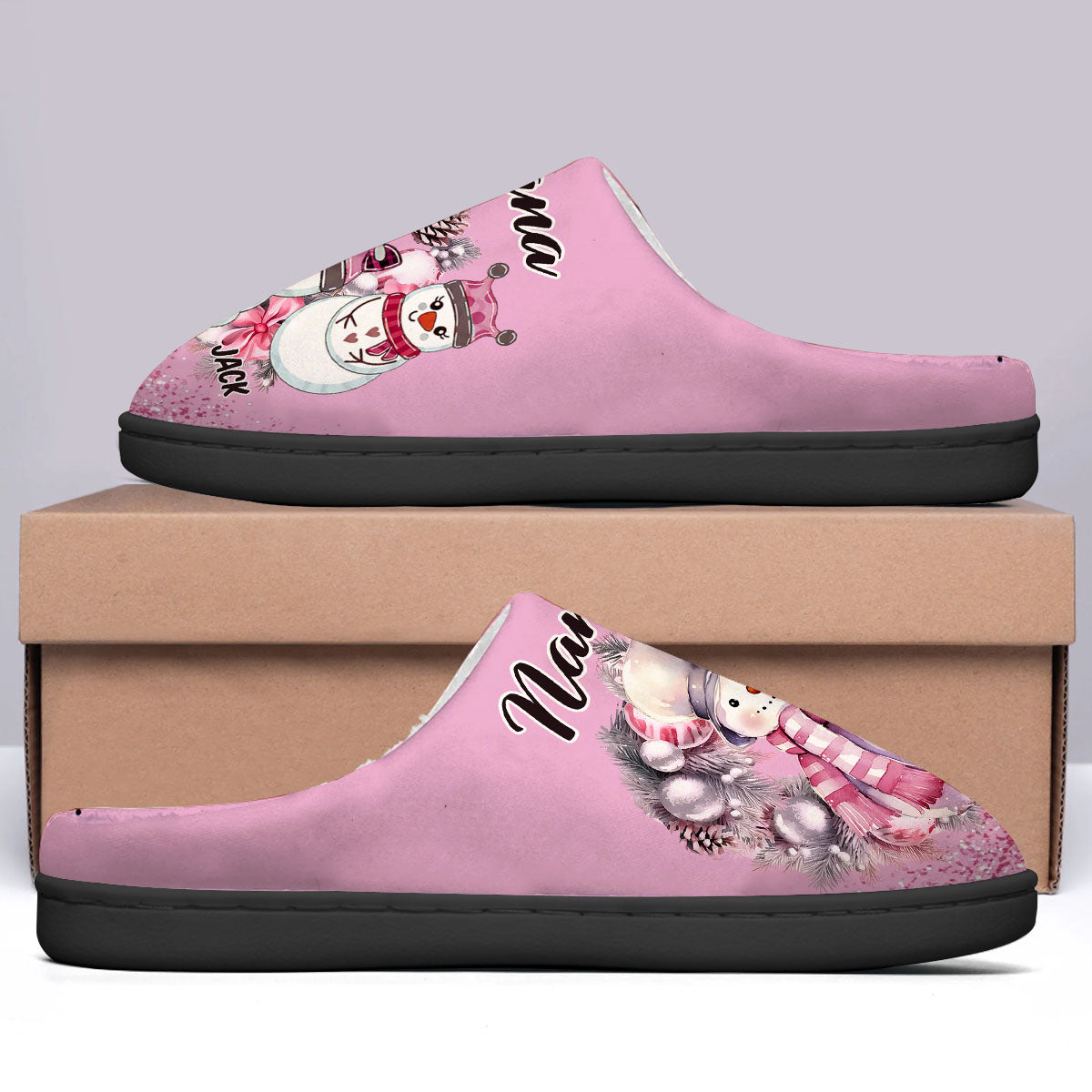 Great Nana - Personalized Grandma Slippers