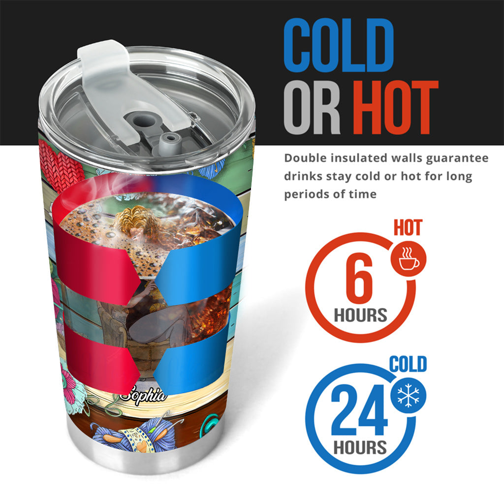 I Crochet - Personalized Crocheting Tumbler