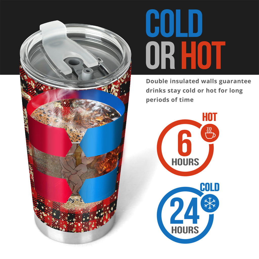 Of All Weird Things - Personalized Couple Tumbler