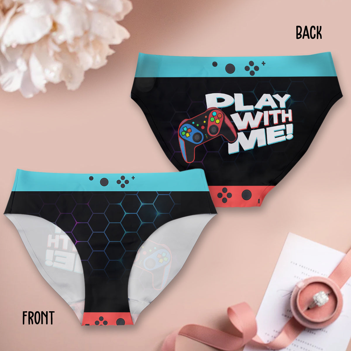 Play With Me Video Game Women Briefs