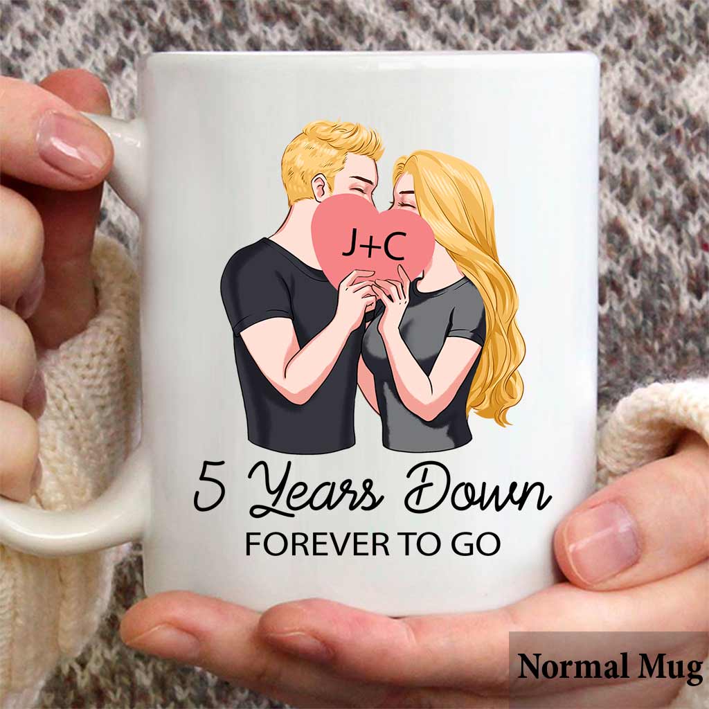 Forever To Go - Personalized Couple Mug