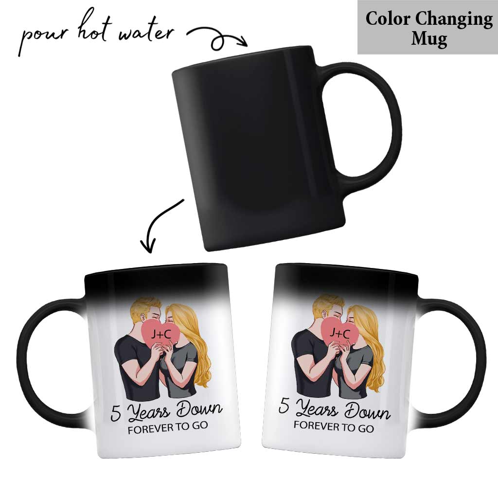 Forever To Go - Personalized Couple Mug