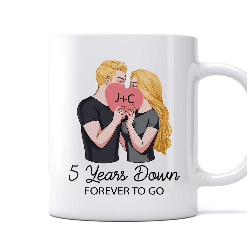 Forever To Go - Personalized Couple Mug