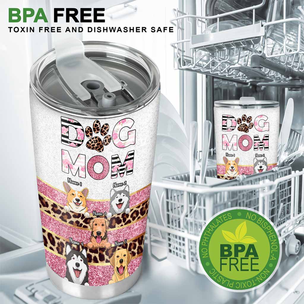 Dog Mom - Personalized Tumbler