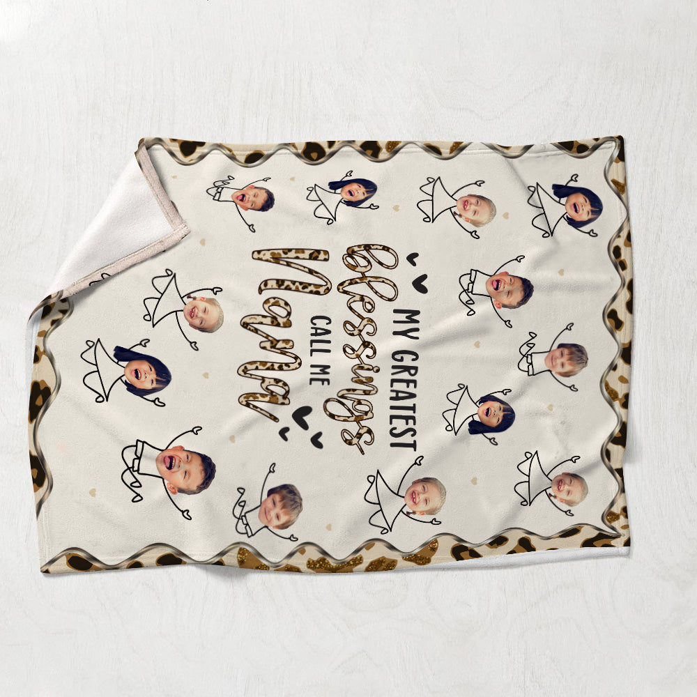 My Greatest Blessing - Personalized Mother's Day Mother Blanket