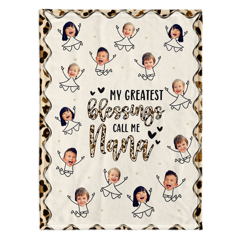 My Greatest Blessing - Personalized Mother's Day Mother Blanket
