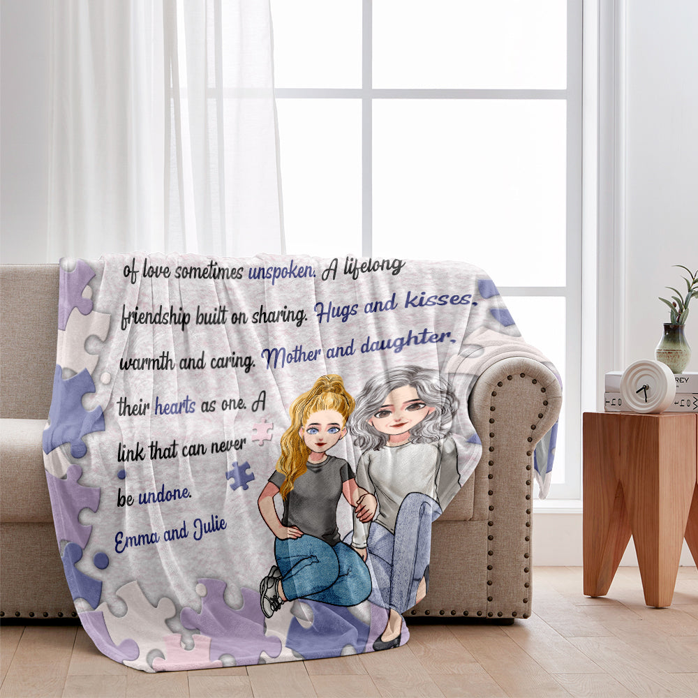 A Special Bond That Spans The Years - Personalized Mother's Day Mother Blanket