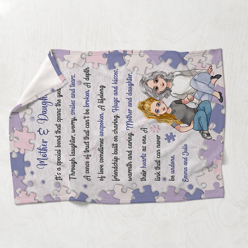 A Special Bond That Spans The Years - Personalized Mother's Day Mother Blanket