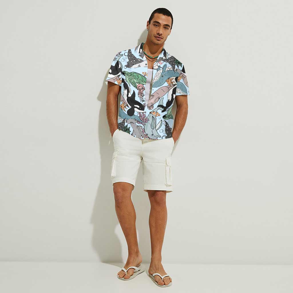 Sealife Orca Whale - Sea Lover Hawaiian Shirt