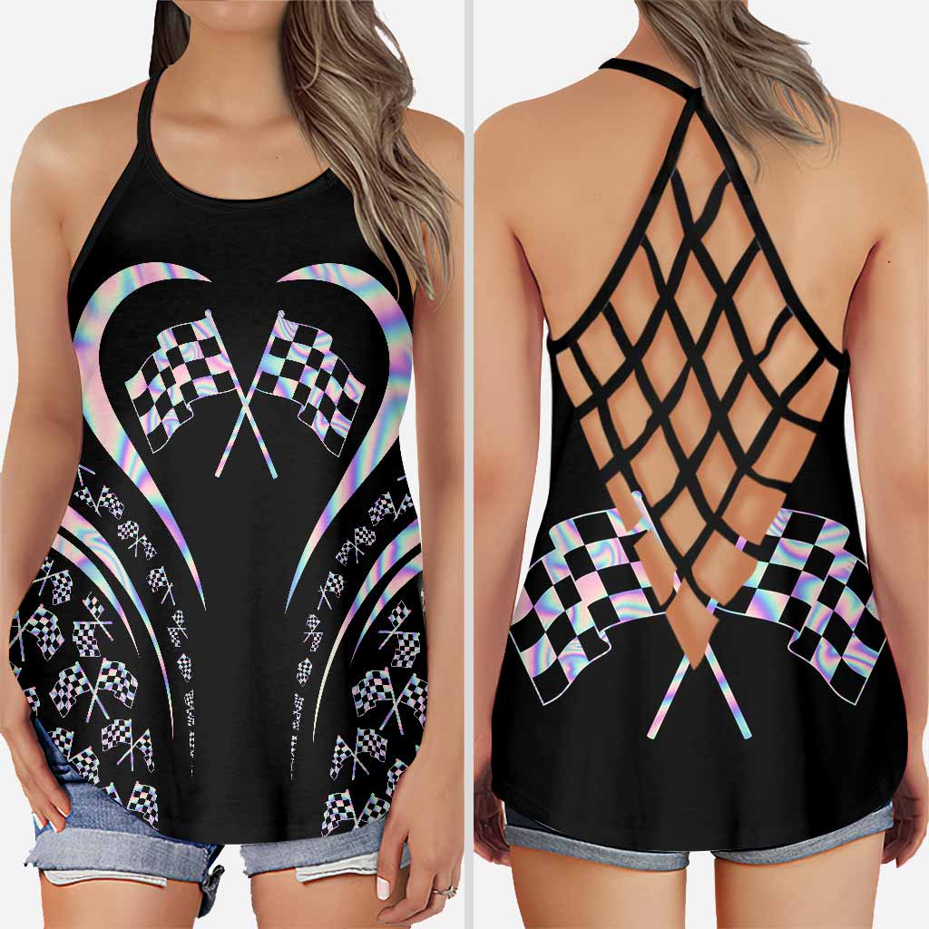 Love Racing Cross Tank Top