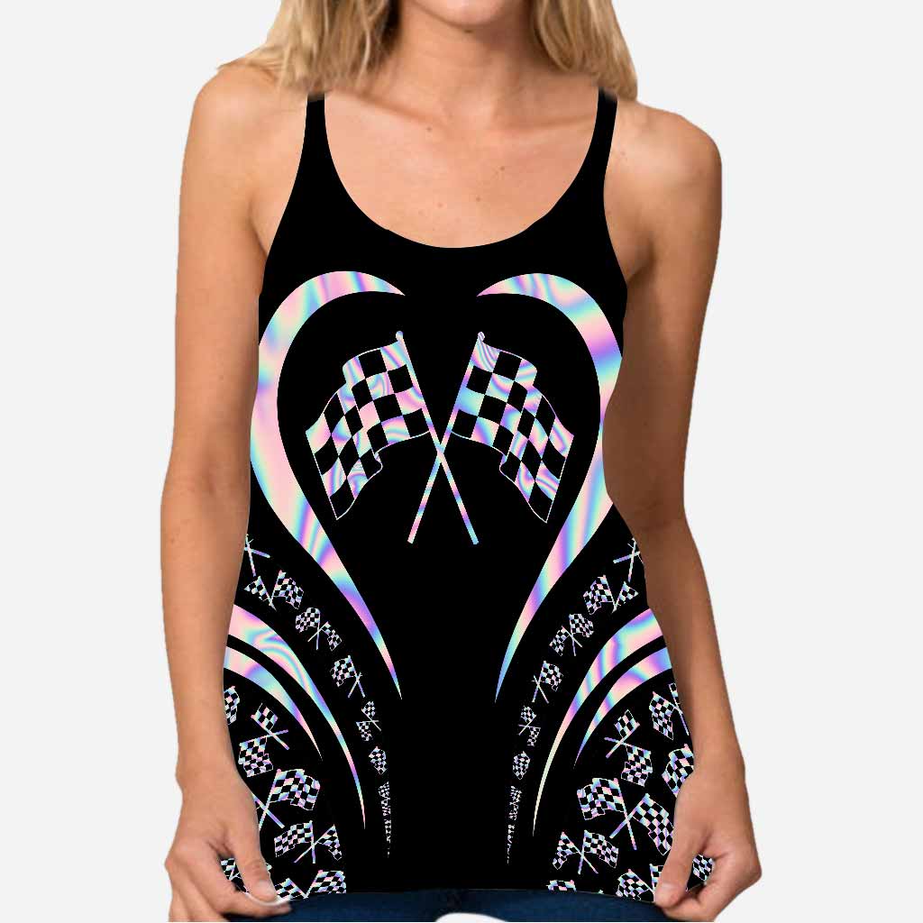 Love Racing Cross Tank Top