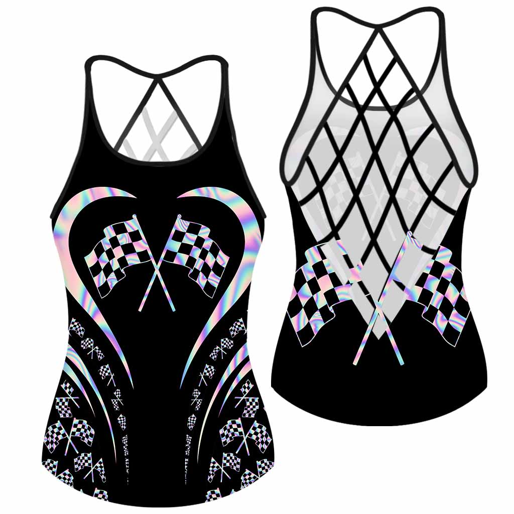 Love Racing Cross Tank Top