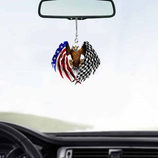 American Racing Car Ornament (Printed On Both Sides)