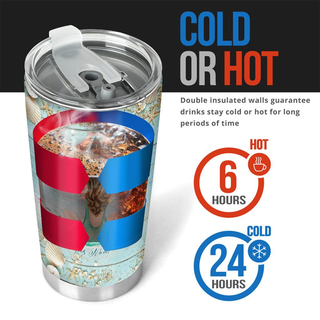 Just A Girl Who Loves Beaches - Personalized Sea Lover Tumbler