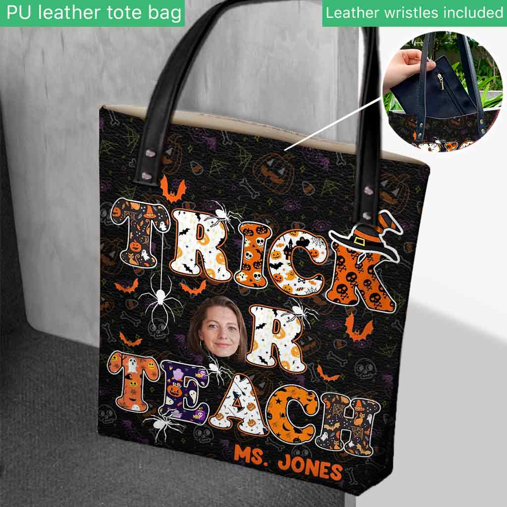 Treat Or Teach - Personalized Teacher Tote Bag
