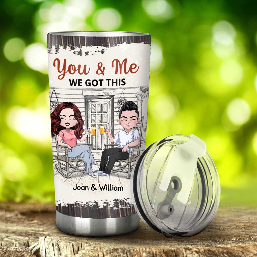 The Day I Met You - Personalized Couple Tumbler