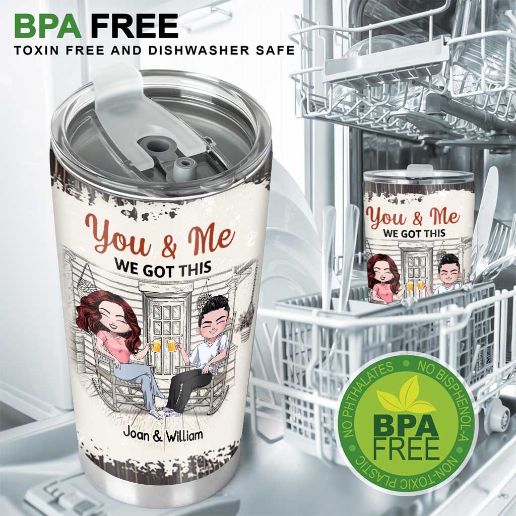 The Day I Met You - Personalized Couple Tumbler