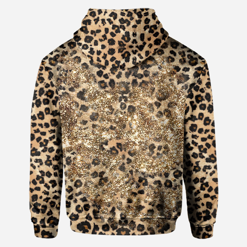 Be A Teacher - Personalized All Over T-shirt and Hoodie With Faux Glitter Print