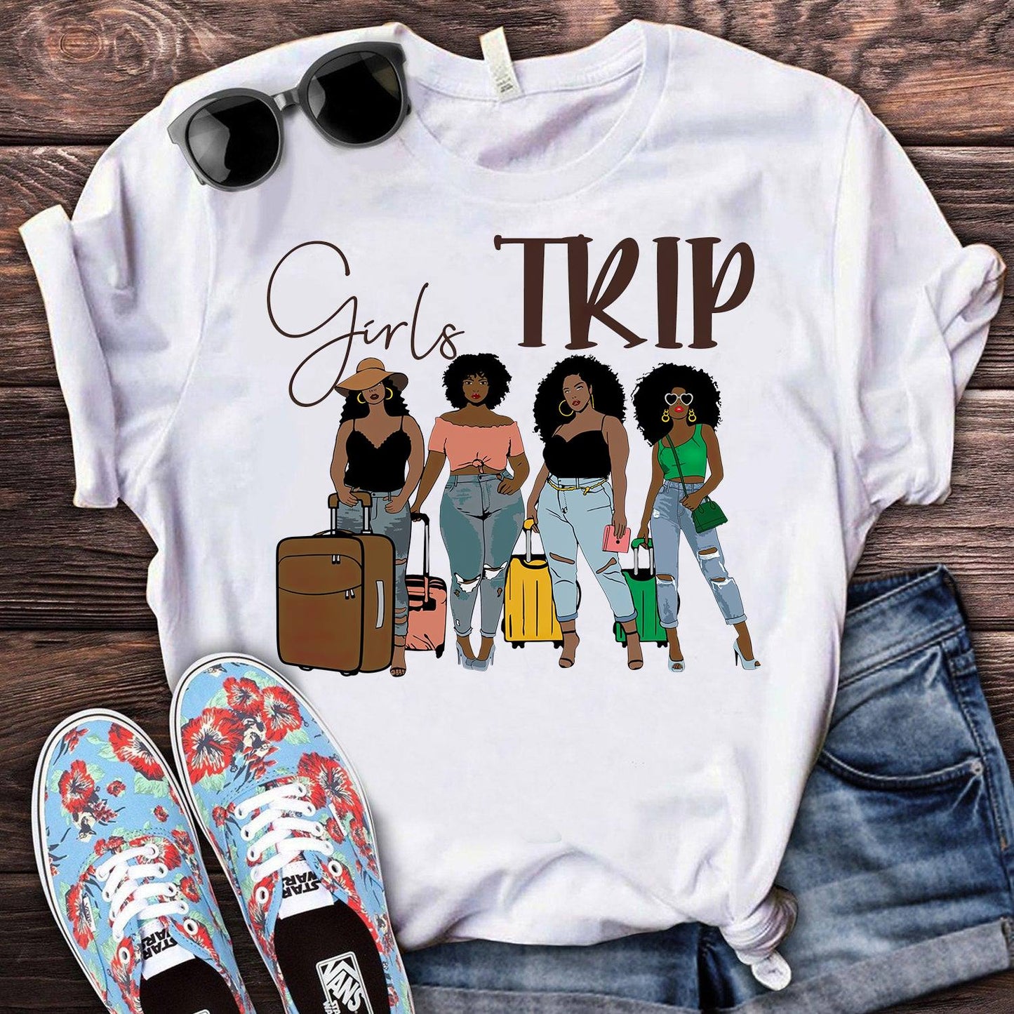 Girls Trip African American T-shirt & Hoodie 0224